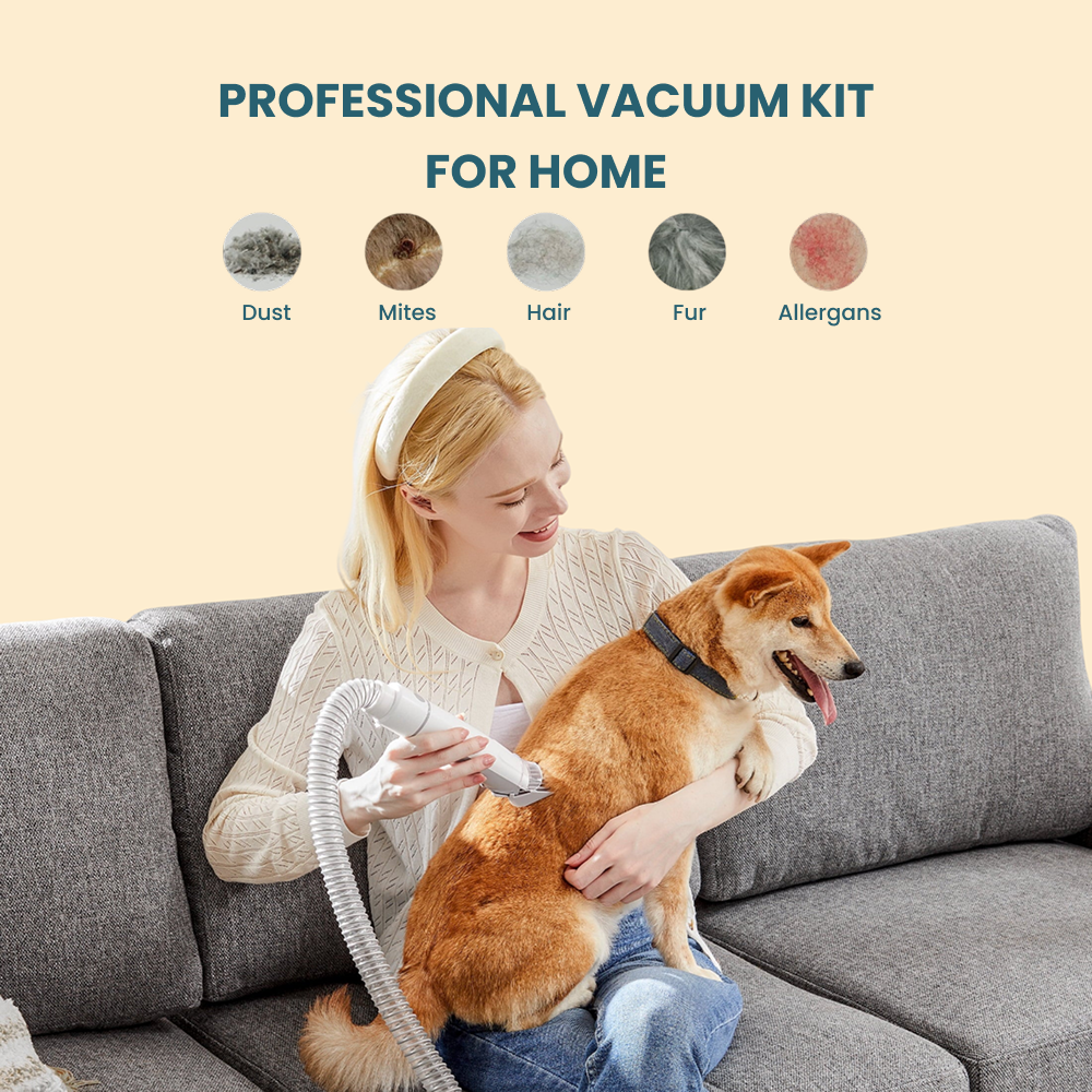 ClipClean -   Pet Grooming Vacuum Kit