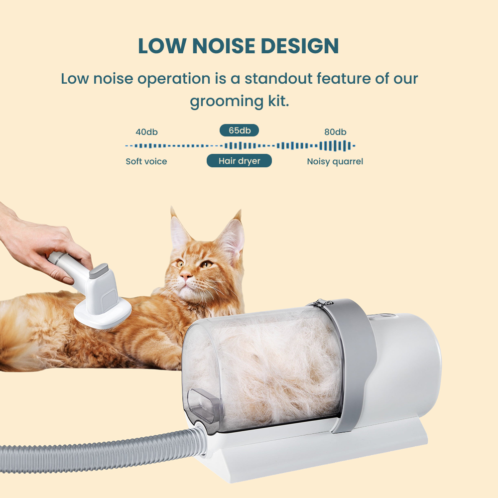ClipClean -   Pet Grooming Vacuum Kit