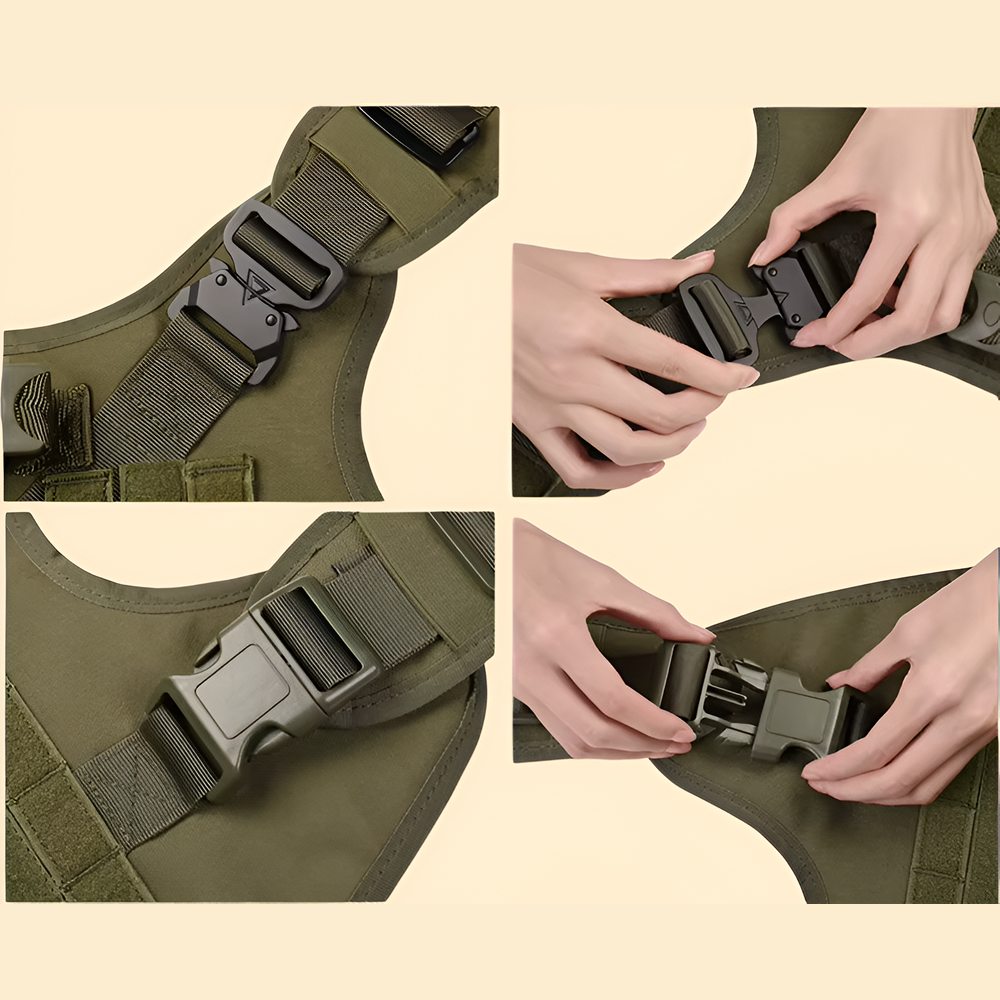 Tactical Military Vest Pet German Shepherd Golden Retriever Tactical Training Dog Harness and Leash Set for All Breeds Dogs